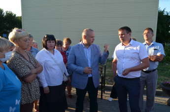 Глава администрации Липецкого района встретился с жителями д. Копцевы Хутора